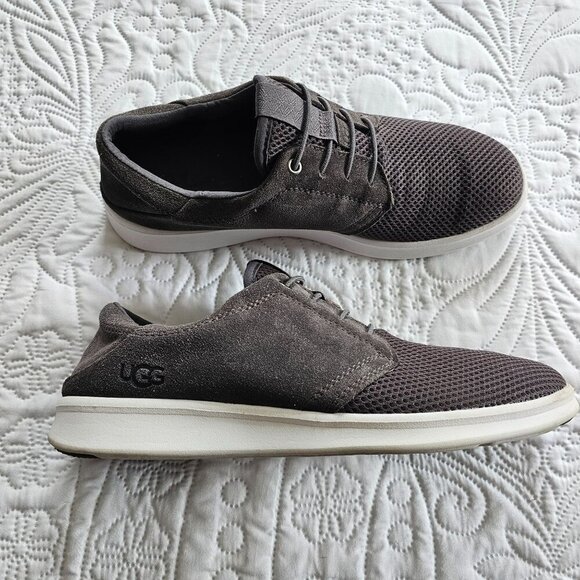 UGG Mens Greyson Treadlite Sneakers, Grey, Size 10 - Picture 1 of 11